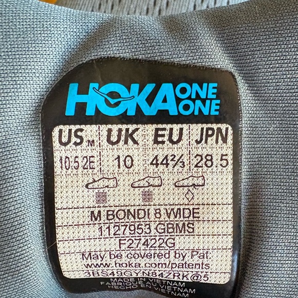 Hoka Men's Bondi 8 Running Shoe - Picture 8 of 9